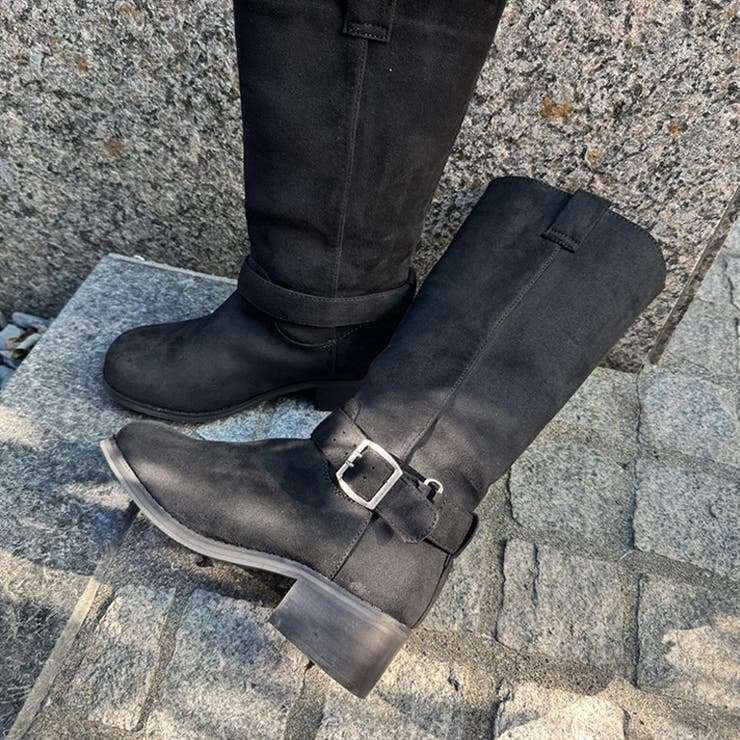 シンプル エンジニア ベルト ミドル ブーツ 2469 | Shoes in Closet | 詳細画像5 