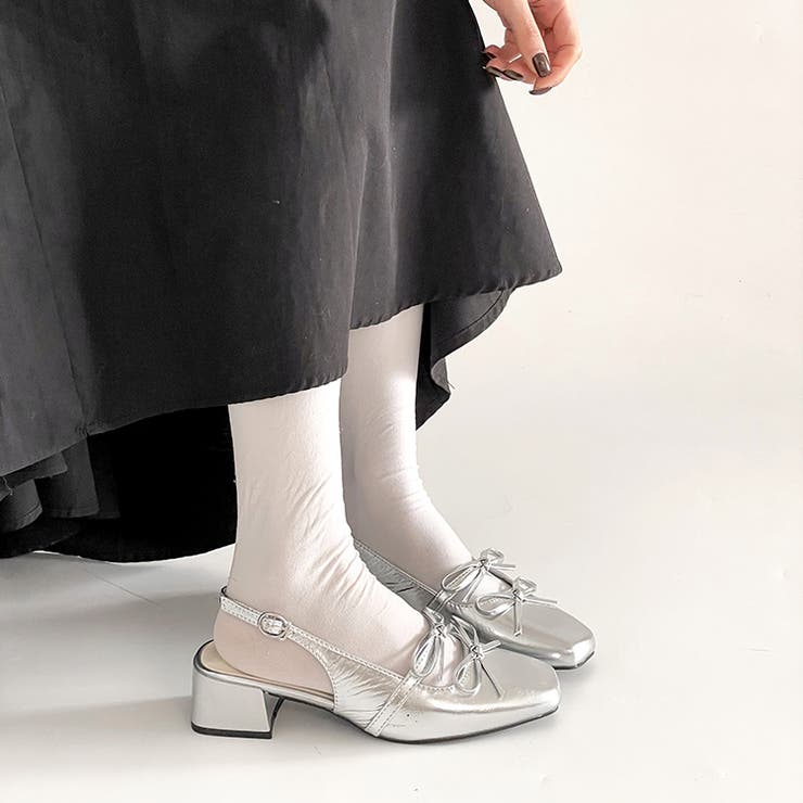 軽量 スクウェアトゥ ワイドヒール | Shoes in Closet | 詳細画像13 