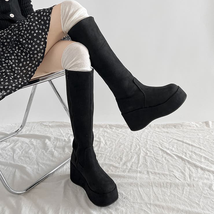 《#防菌》 厚底 プラットフォーム 消臭 ロングブーツ 2644 | Shoes in Closet | 詳細画像10 