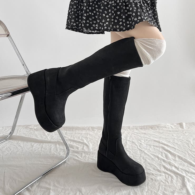 《#防菌》 厚底 プラットフォーム 消臭 ロングブーツ 2644 | Shoes in Closet | 詳細画像8 