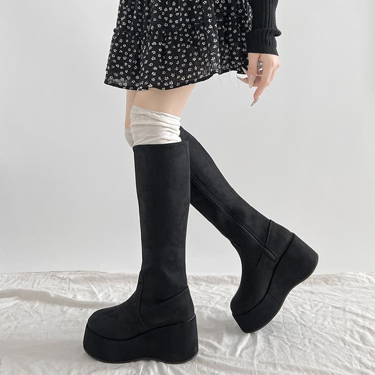 《#防菌》 厚底 プラットフォーム 消臭 ロングブーツ 2644 | Shoes in Closet | 詳細画像9 