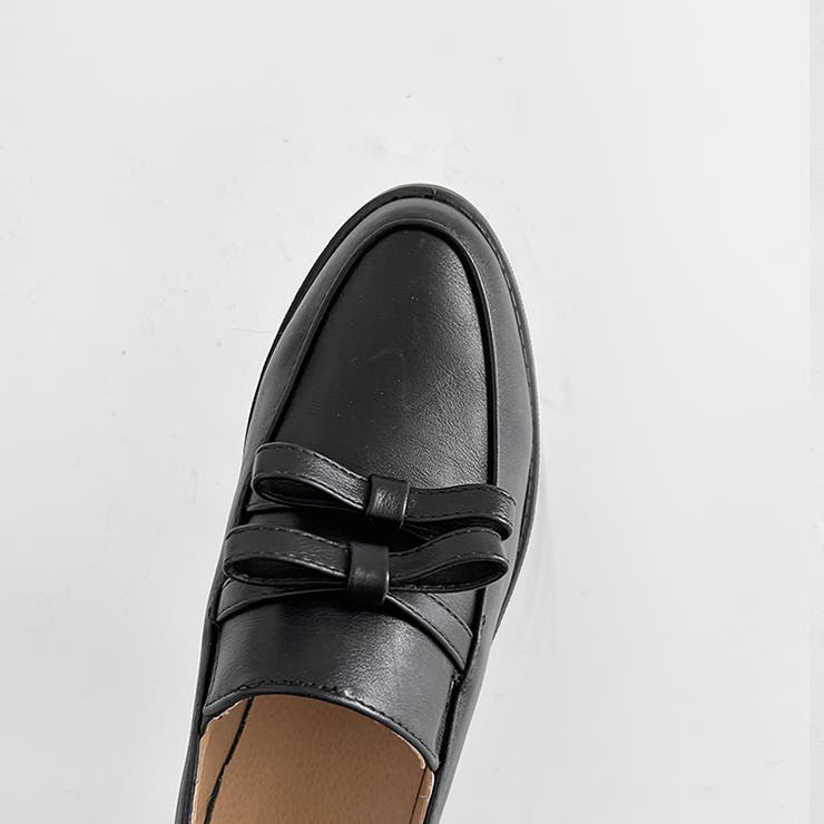 超軽量厚底 ダブル リボン ローファー 2646 | Shoes in Closet | 詳細画像11 