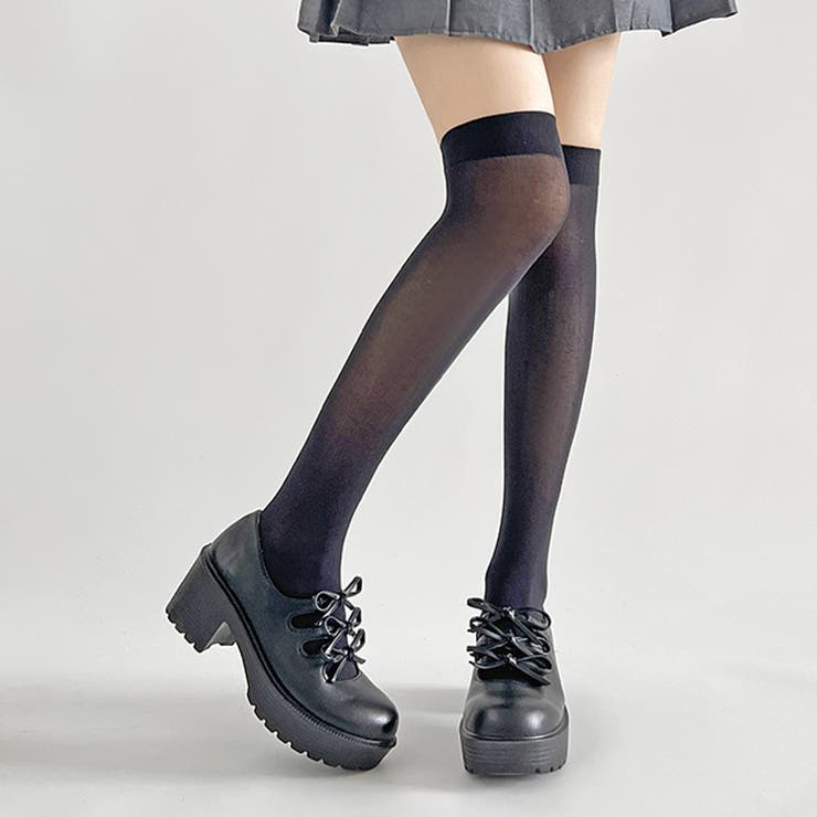 軽量厚底  3連 リボン ヒールアップ ローファー 2647 | Shoes in Closet | 詳細画像2 