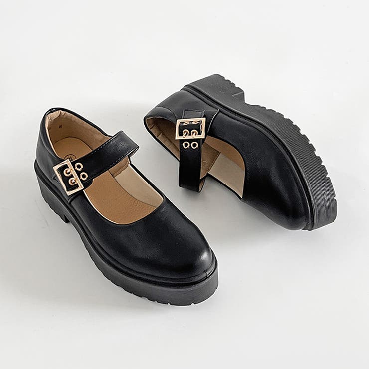 軽量厚底 プラットフォーム バックル メリージェーン 2648 | Shoes in Closet | 詳細画像9 