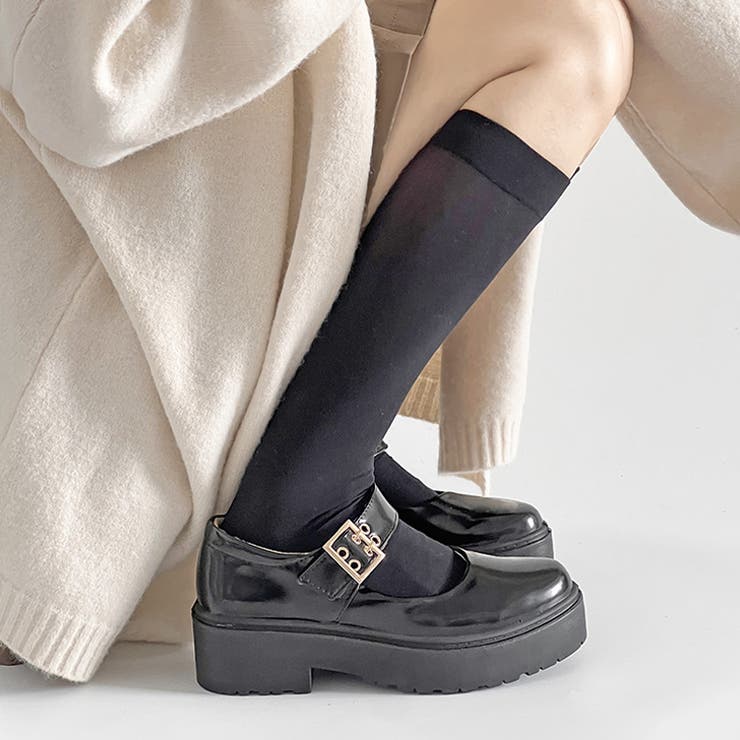 軽量厚底 プラットフォーム バックル メリージェーン 2648 | Shoes in Closet | 詳細画像10 