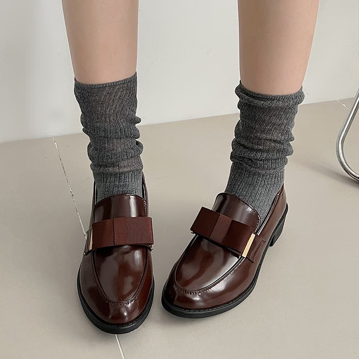 riuブラウン 厚底ローファーシューズ サヤ SAYA 本革ペニーローファー （ブラウン） -【公式】ラボ・キゴシ