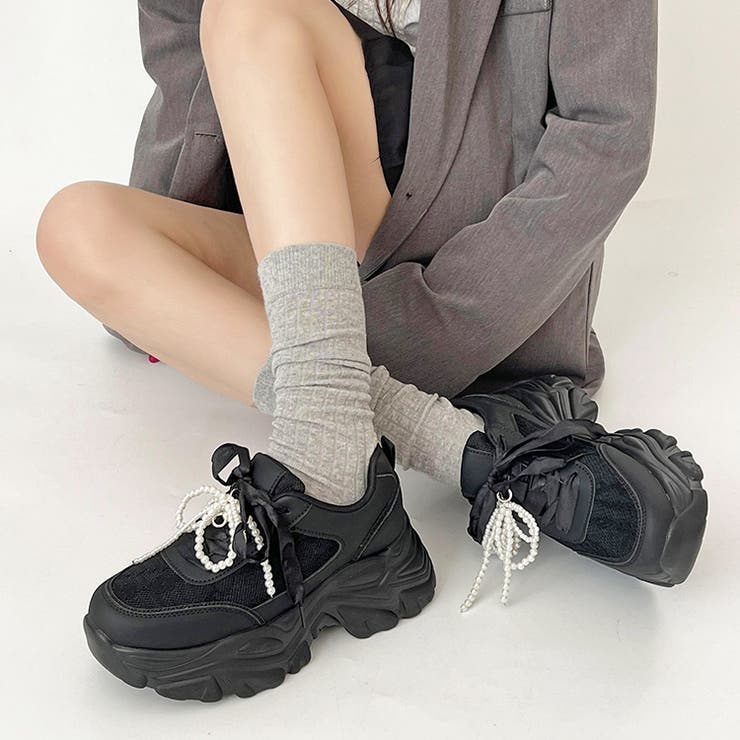 軽量厚底 2WAY パールリボンチャーム | Shoes in Closet | 詳細画像10 