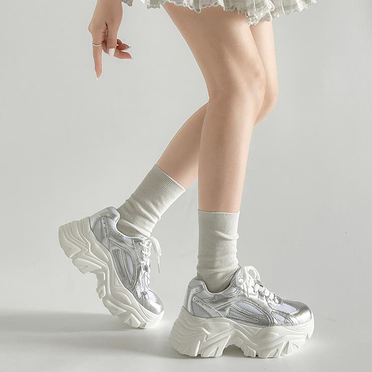 靴 marguerite 厚底 ジャーマンライク ボリューム スニーカー 2763[品番：MTTS0002557