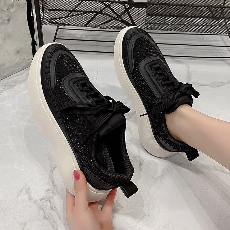 厚底 ボリューム プラットフォーム  レースアップ スニーカー2765 | Shoes in Closet | 詳細画像6 