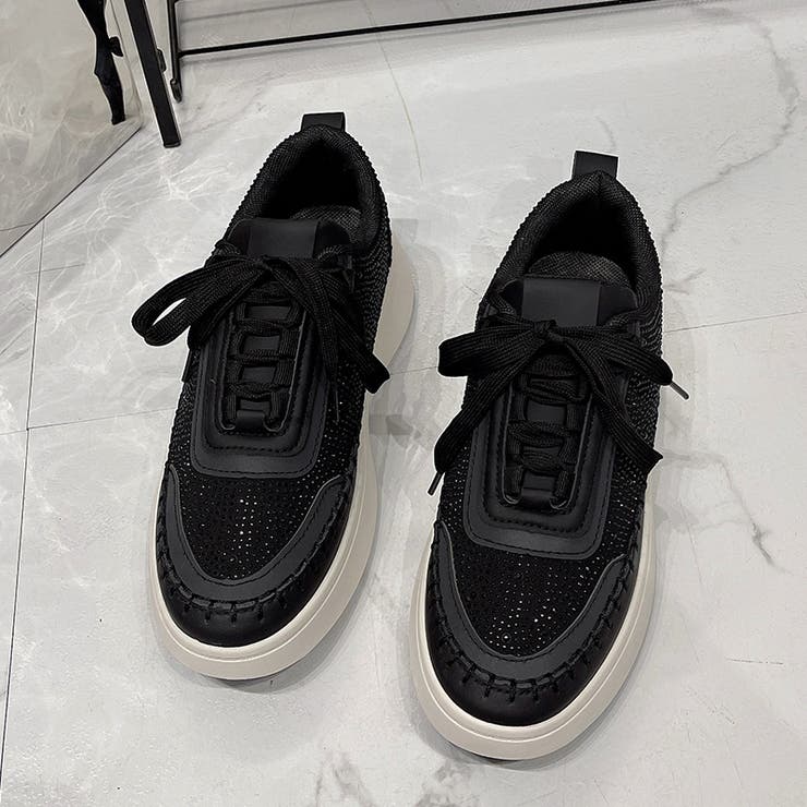 厚底 ボリューム プラットフォーム  レースアップ スニーカー2765 | Shoes in Closet | 詳細画像8 