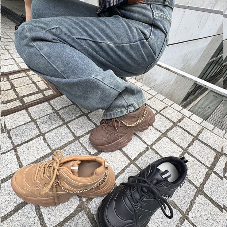 軽量厚底 チェーン スニーカー 2899 | Shoes in Closet | 詳細画像1 