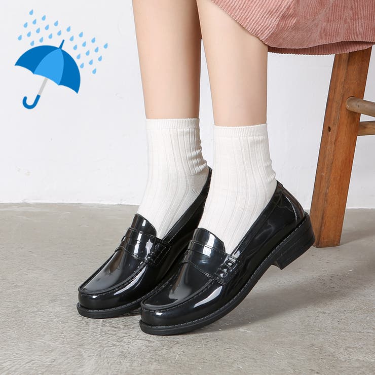 完全防水レインシューズ》 シンプルローファー[品番：MTTS0000456]｜Shoes in Closet（シューズインクローゼット）のレディース ファッション通販｜SHOPLIST（ショップリスト）