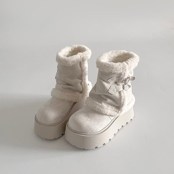 厚底 レッグウォーマーライク カバー ムートンブーツ 441 | Shoes in Closet | 詳細画像14 