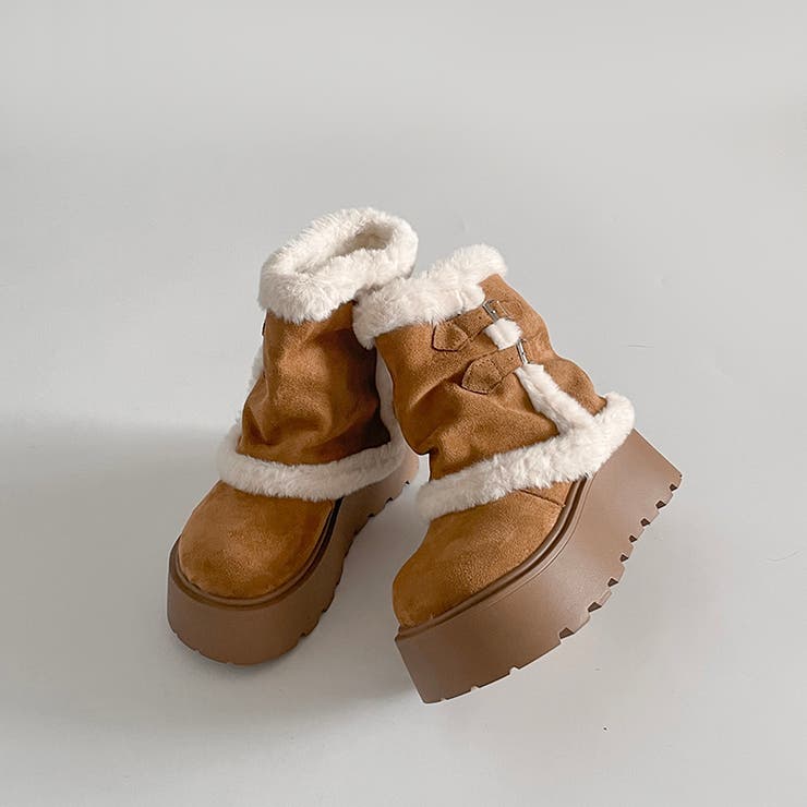 厚底 レッグウォーマーライク カバー ムートンブーツ 441 | Shoes in Closet | 詳細画像13 