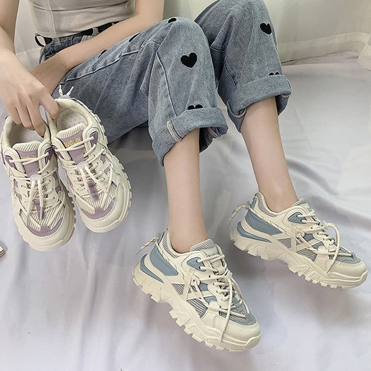 厚底 ボリュームソール ダッドスニーカー 46[品番：MTTS0000594]｜Shoes in Closet（シューズ インクローゼット）のレディースファッション通販｜SHOPLIST（ショップリスト）