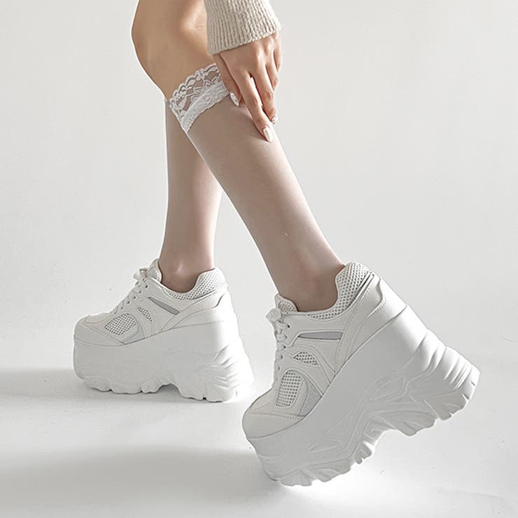 厚底 ハイソール ラメMIX ボリューム スニーカー 536 | Shoes in Closet | 詳細画像12 