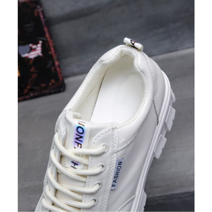 軽量厚底 凹凸ソール シンプル インソール入り スニーカー 55 | Shoes in Closet | 詳細画像11 
