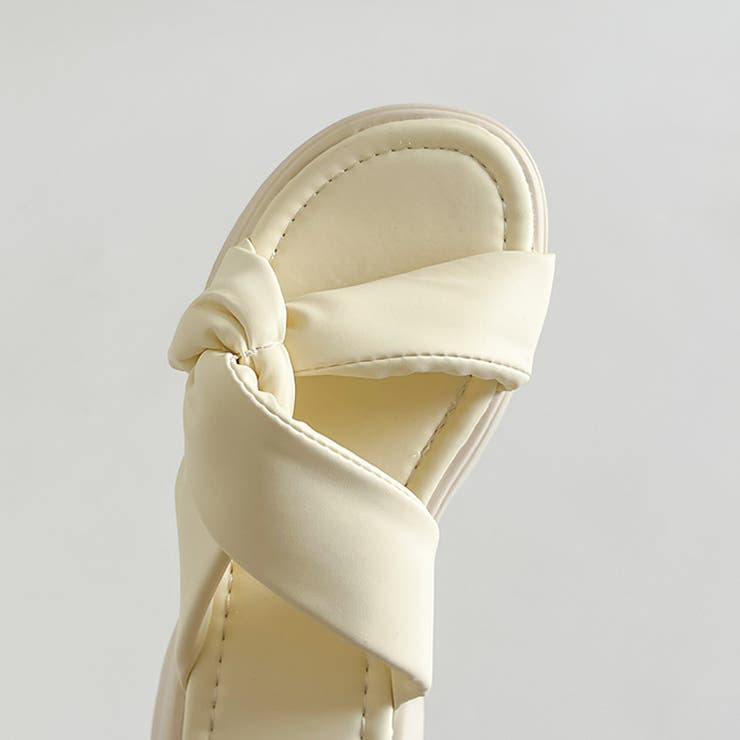 厚底 サイド クロスベルト やわらか ミュール サンダル 5995 | Shoes in Closet | 詳細画像21 