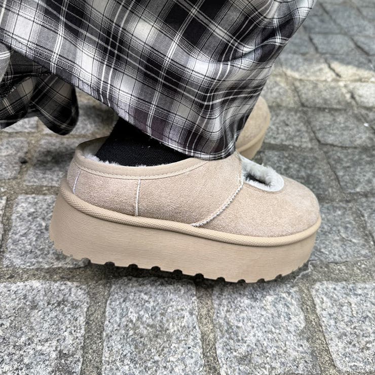 軽量厚底 もこもこファー メリージェーン ムートン スリッポン 6465 | Shoes in Closet | 詳細画像11 