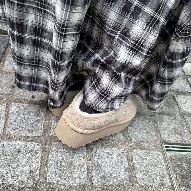 軽量厚底 もこもこファー メリージェーン ムートン スリッポン 6465 | Shoes in Closet | 詳細画像12 