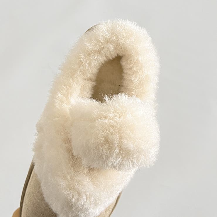 軽量厚底 2WAY ファーベルト付 ボア ムートン サボ スリッポン 6495 | Shoes in Closet | 詳細画像17 