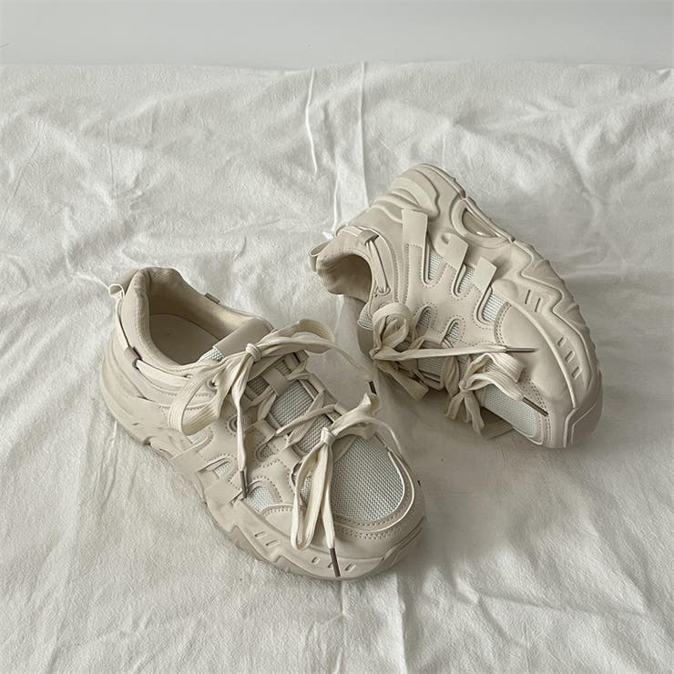 厚底 ダブル リボン シューレース ボリューム スニーカー 739[品番：MTTS0002511]｜Shoes in  Closet（シューズインクローゼット）のレディースファッション通販｜SHOPLIST（ショップリスト）