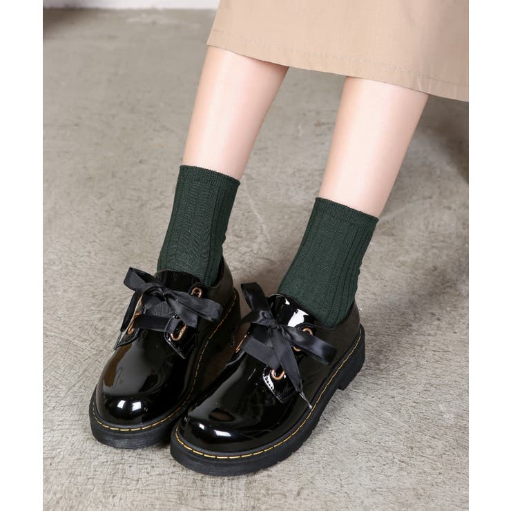 サテンリボン 3ホールレースアップ マニッシュシューズ 7979 品番 Mtts Shoes In Closet シューズ インクローゼット のレディースファッション通販 Shoplist ショップリスト