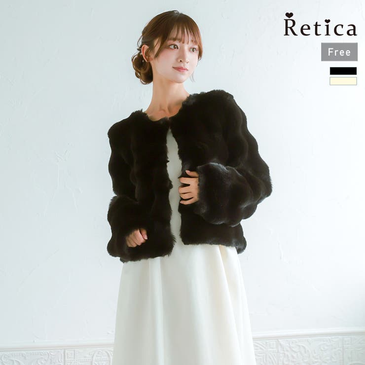 ブラック | Retica ボレロ アウター | Retica