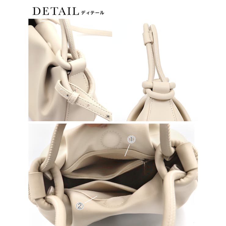 ノットデザイン×2WAYショルダーバッグ パーティードレス小物 ハンドバッグ | Retica | 詳細画像2 