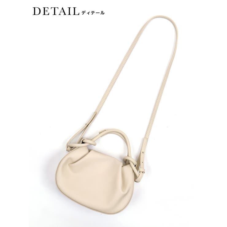 ノットデザイン×2WAYショルダーバッグ パーティードレス小物 ハンドバッグ | Retica | 詳細画像3 