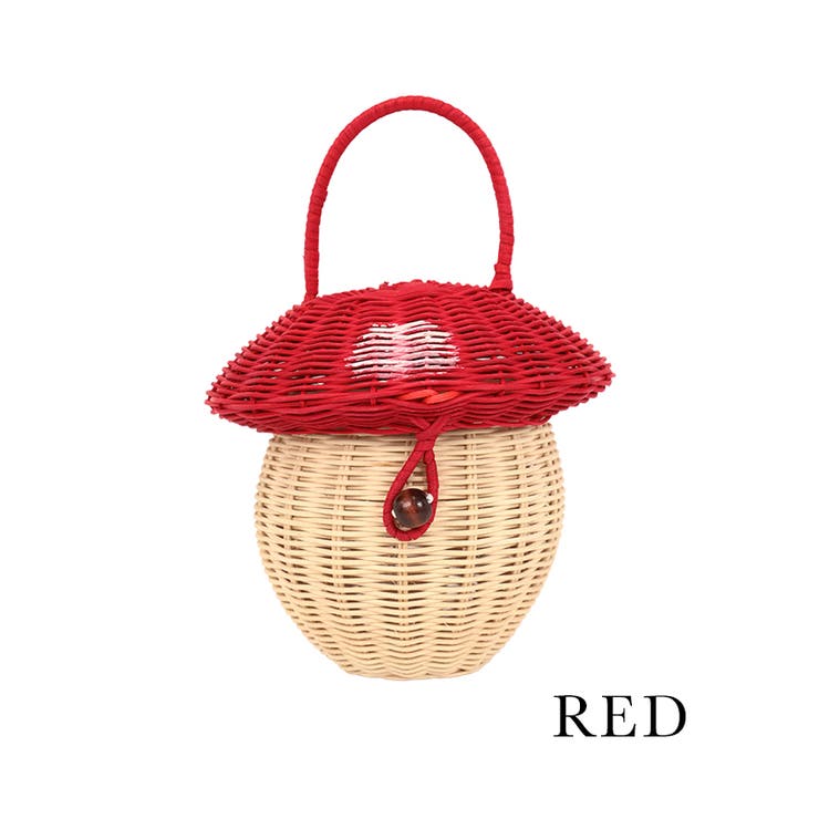 きのこモチーフミニかごバッグ 浴衣バッグ 浴衣小物 | Retica | 詳細画像2 