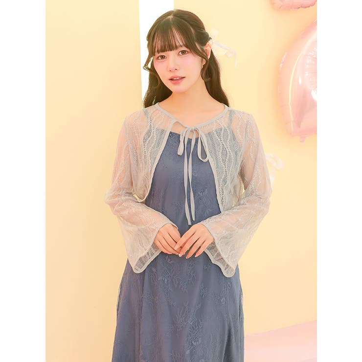 レースフレアスリーブボレロ アウター パーティードレス小物 | Retica | 詳細画像2 