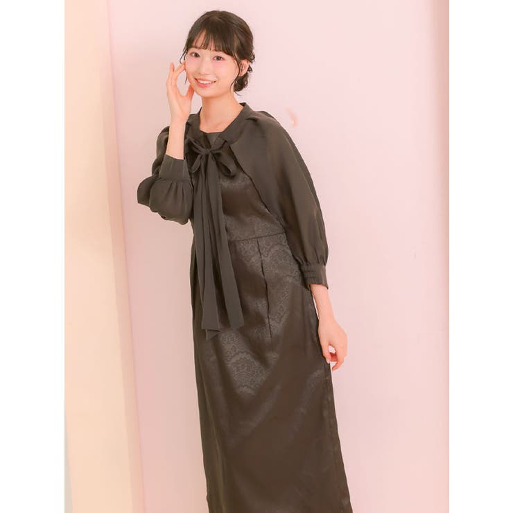 ボレロ付け袖セットマルチウェイロングドレス パーティードレス フォーマル | Retica | 詳細画像6 