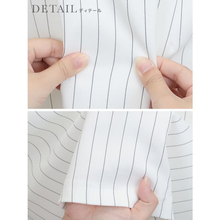 ダブルボタンジャケットストライプワンピーススーツ セレモニースーツ