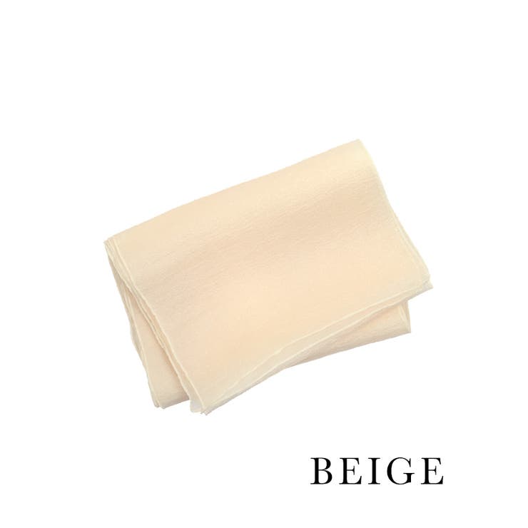 ベージュ | ワンカラーオーガンジー帯飾り 兵児帯 浴衣小物 | Retica