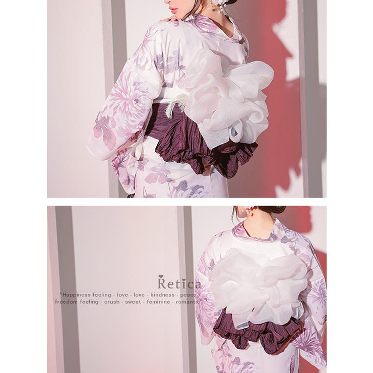 ワンカラーオーガンジー帯飾り 兵児帯 浴衣小物 | Retica | 詳細画像2 