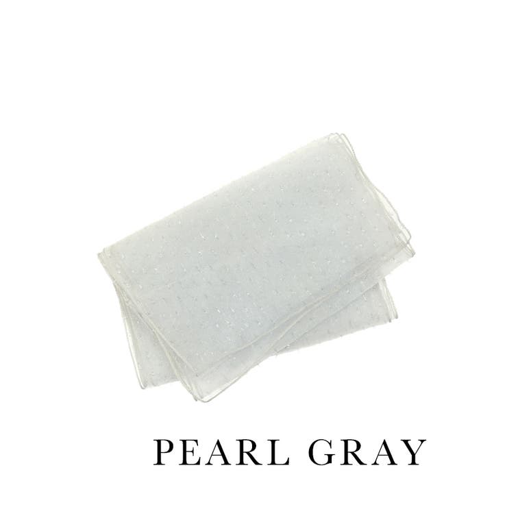 パールグレー | シアー×ラメ飾り兵児帯 浴衣小物 和装小物 | Retica