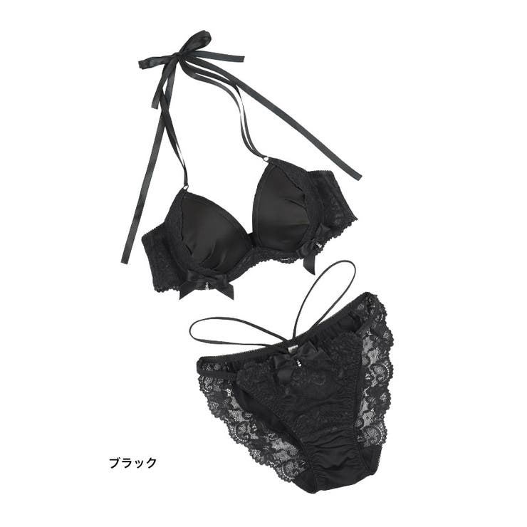 レースリボン×ウエストコードブラ＆ショーツセット 勝負下着 ガーリーランジェリー | my minette | 詳細画像7 