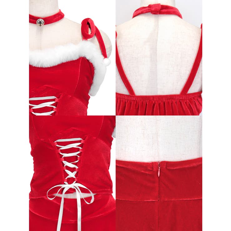 ふわもこ×レースアップのキャットガール風サンタコス サンタコスプレ クリスマス | my minette | 詳細画像10 