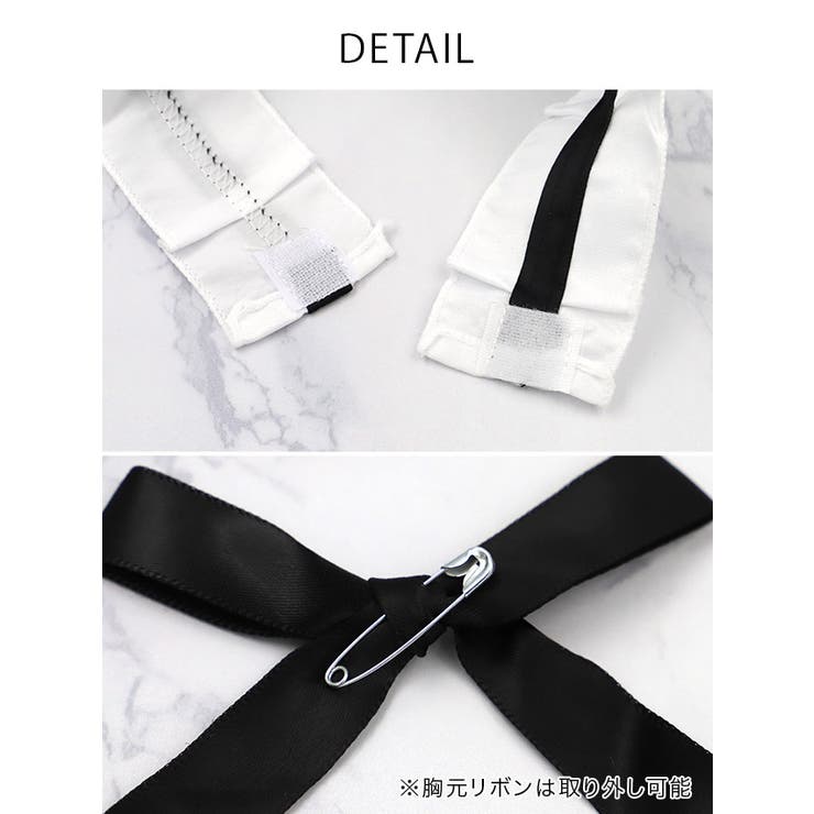 フリルエプロンの王道メイドコスプレ6点セット ガーリーコスプレ メイド服 | my minette | 詳細画像11 