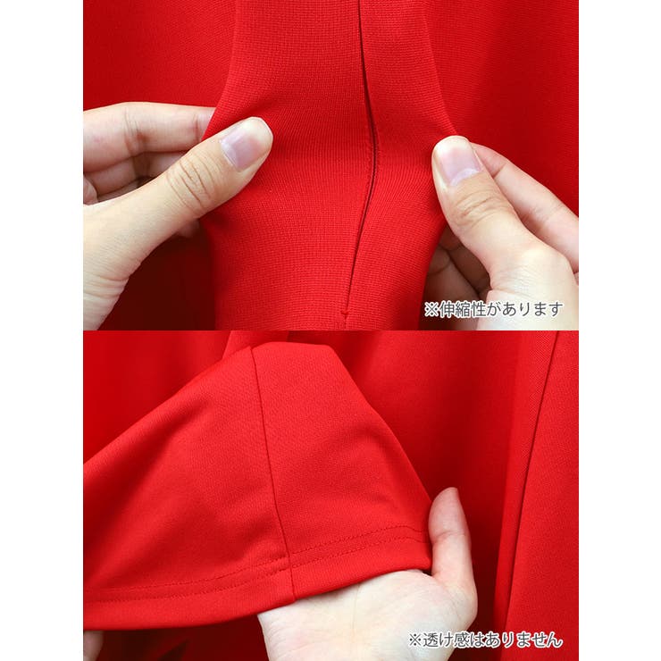 リボンデザイン×ウエストカットAラインフレアミニドレス ガーリードレス 袖なし | my minette | 詳細画像10 