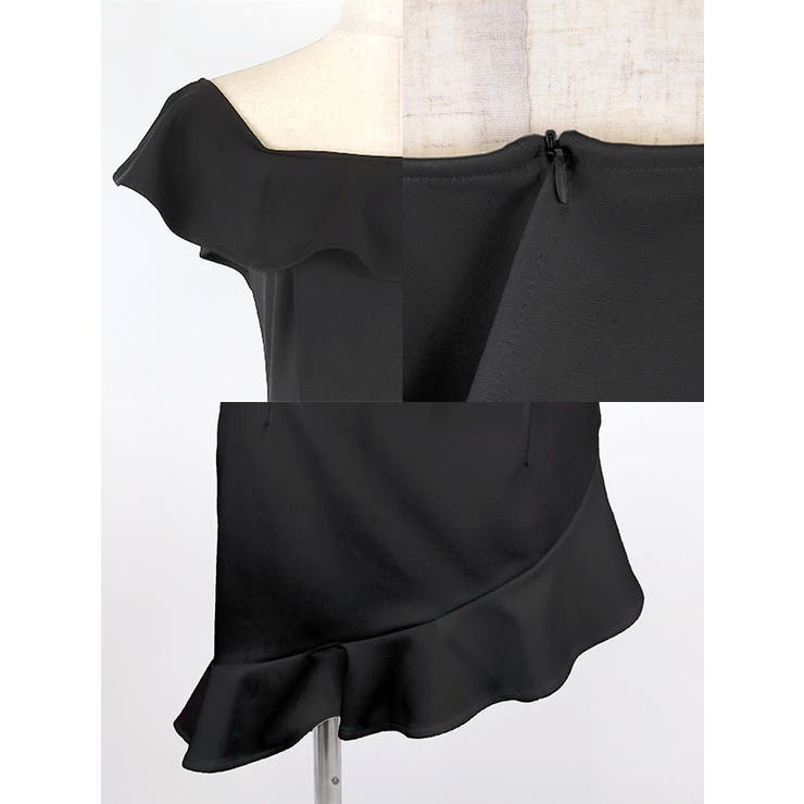 オフショル＆肩掛けOK◎抜け感×美脚魅せの映えタイトミニドレス ガーリードレス … | my minette | 詳細画像8 