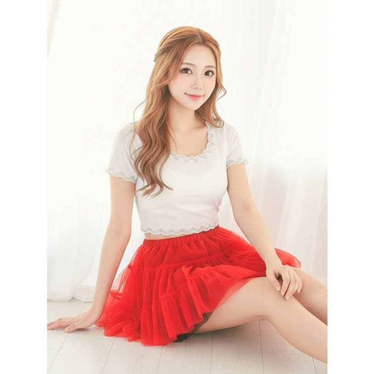 ボリュームアップウエストゴムミニパニエ コスプレ小物 チュールパニエ | my minette | 詳細画像3 