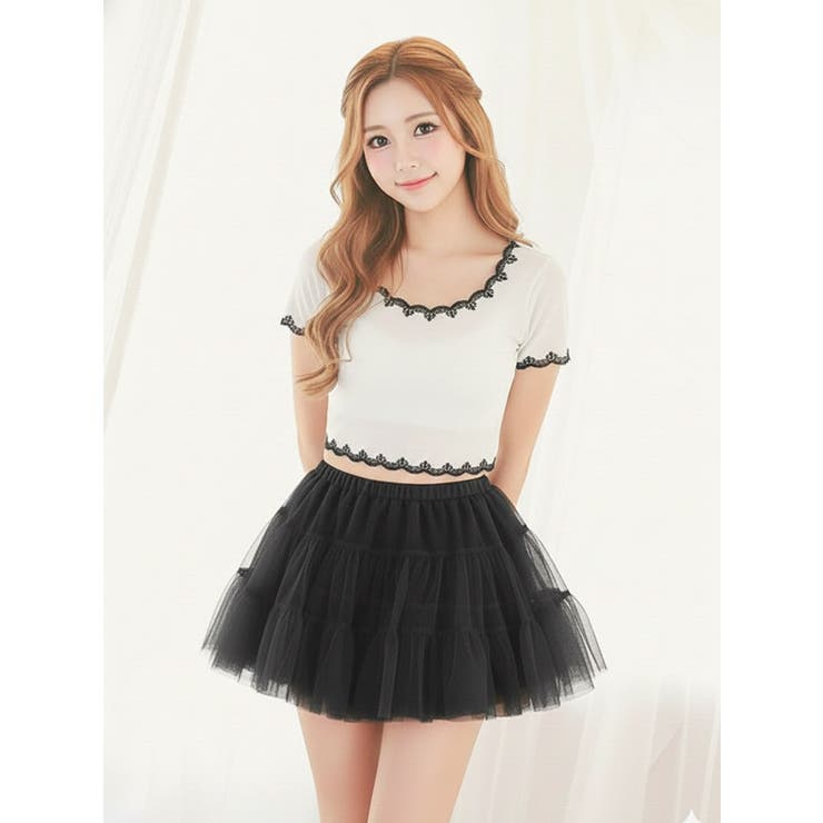 ボリュームアップウエストゴムミニパニエ コスプレ小物 チュールパニエ | my minette | 詳細画像4 