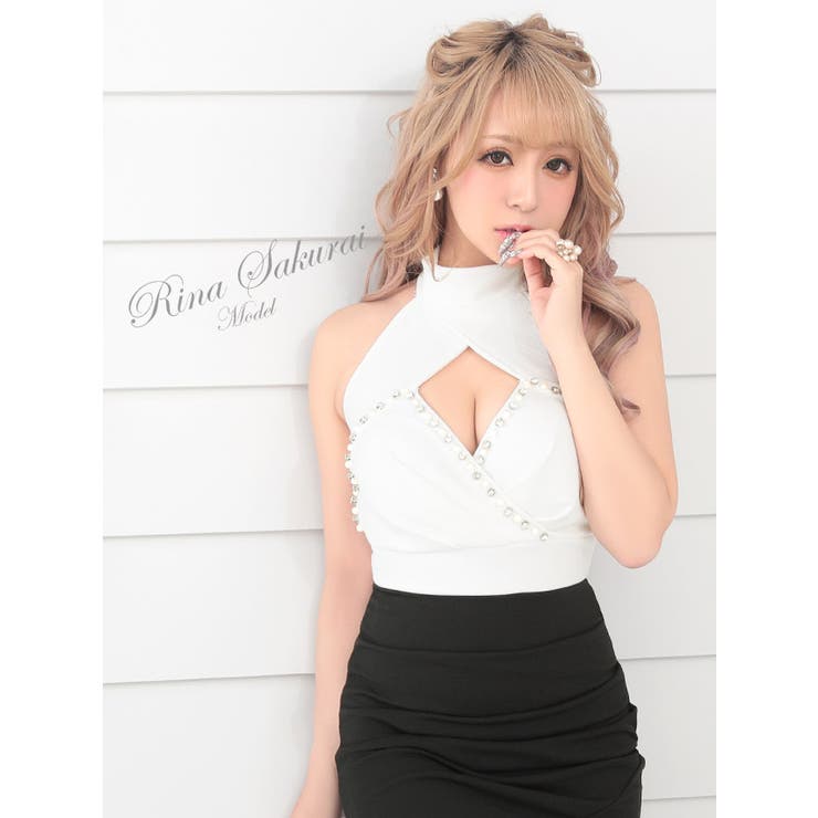 ティカsexy胸あきバイカラーホルターネックミニドレス上品華麗 エレガント お嬢 品番 Mfnd0001284 My Minette マイミネット のレディースファッション通販 Shoplist ショップリスト