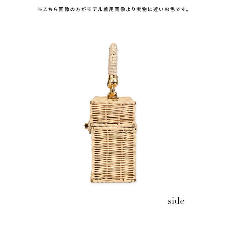 ボックスタイプショルダー×ハンドバッグ2wayバッグショルダーバッグ水着バッグスイムウェア小物ベージュmyMinetteマイミネット