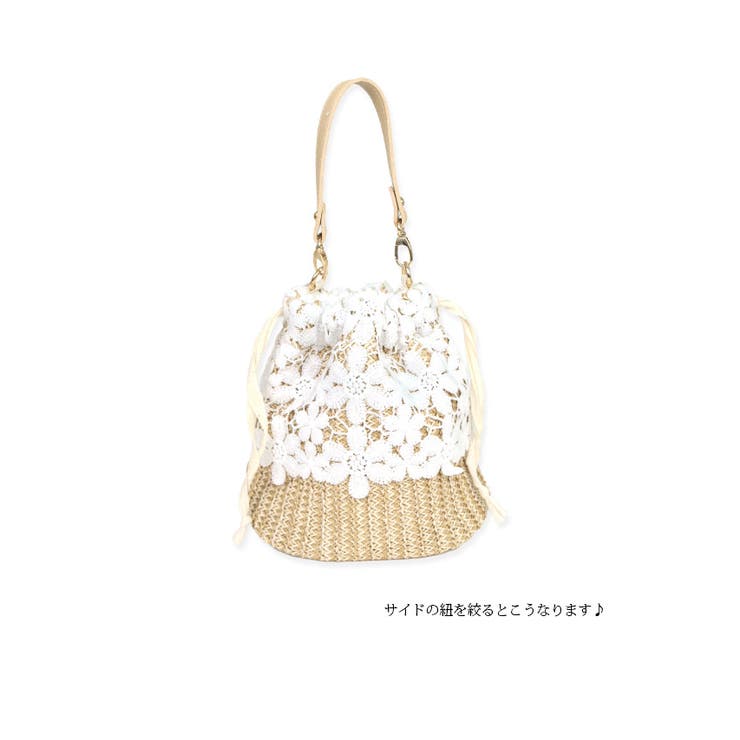 巾着かごバッグ レース スイムウェア小物 | my minette | 詳細画像11 
