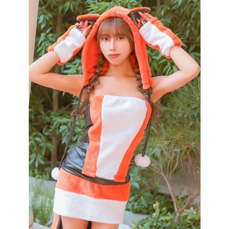 ふわもこ×しっぽ付ききつねコスプレ6点セット ハロウィンコスプレ ガーリーコスプ… | my minette | 詳細画像5 