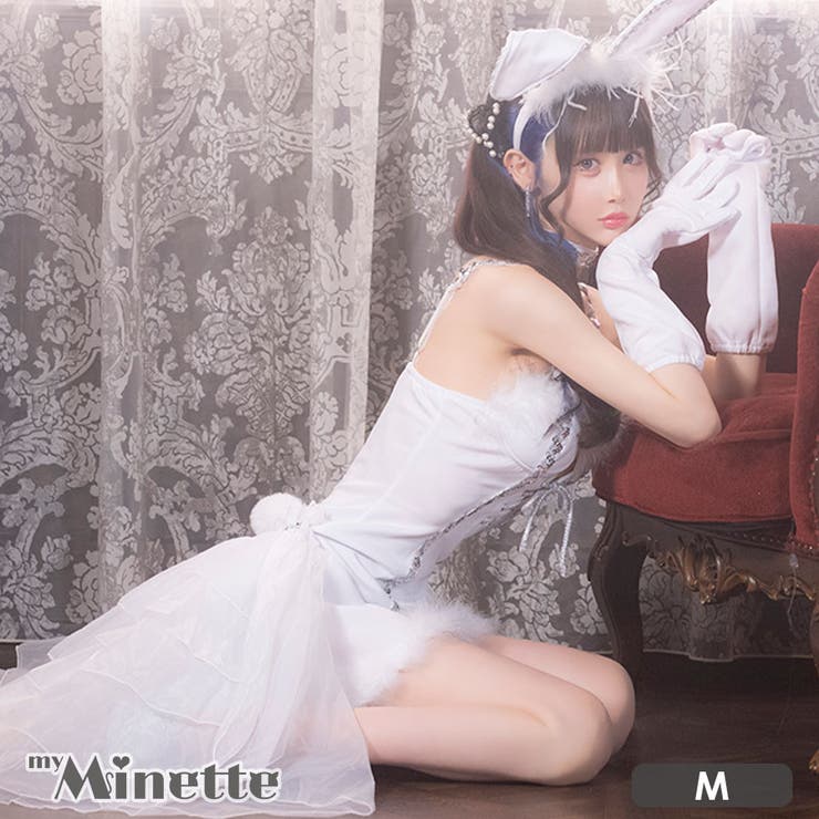 オーバースカート付きレースアップコルセットバニーガールコスチューム | my minette | 詳細画像1 