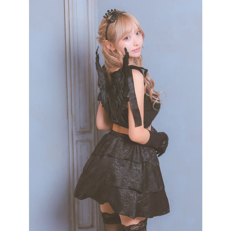 羽根×クラウンで魅せる。小悪魔デビルなりきりコスプレ ハロウィンコスプレ | my minette | 詳細画像2 